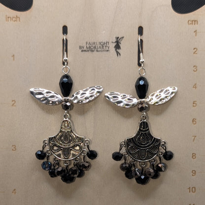 ✨The Faedance Troupe✨ | Winged Fairy Chandelier Earrings