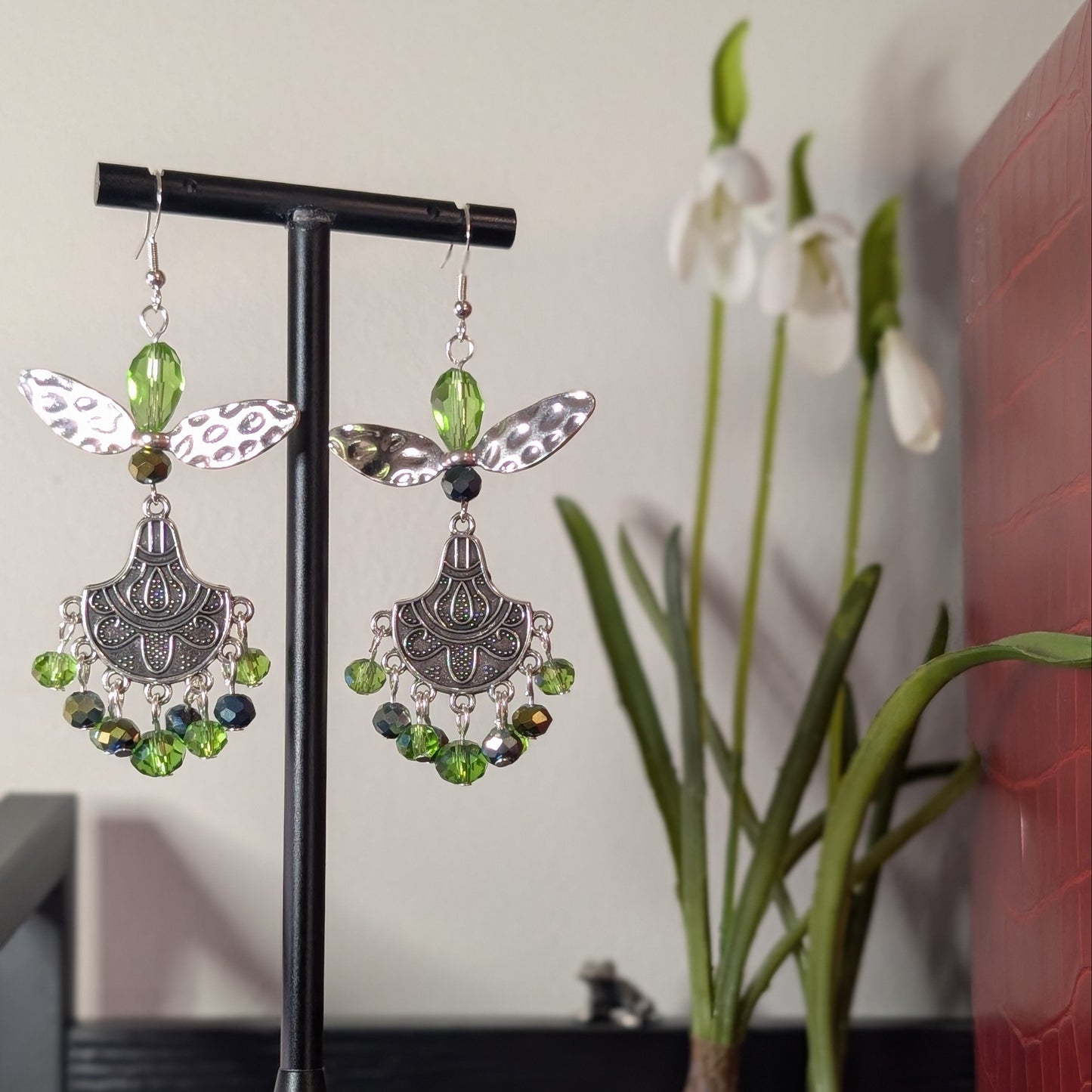 ✨The Faedance Troupe✨ | Winged Fairy Chandelier Earrings