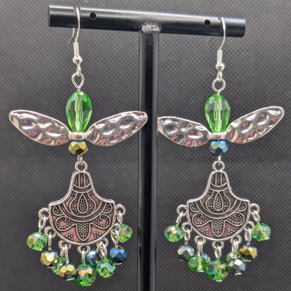 ✨The Faedance Troupe✨ | Winged Fairy Chandelier Earrings