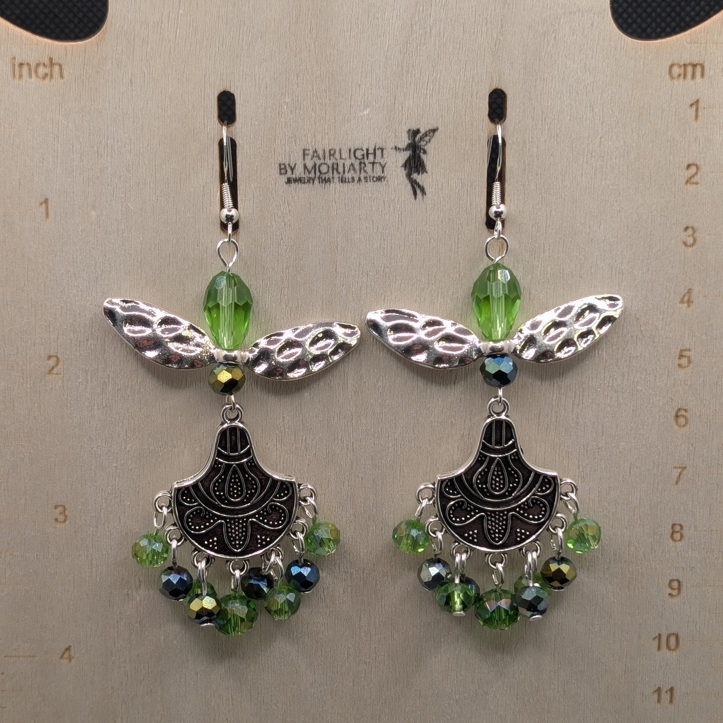 ✨The Faedance Troupe✨ | Winged Fairy Chandelier Earrings