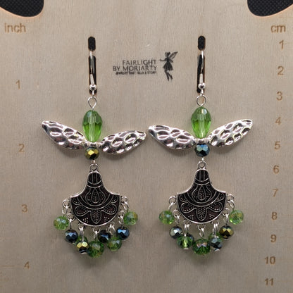 ✨The Faedance Troupe✨ | Winged Fairy Chandelier Earrings