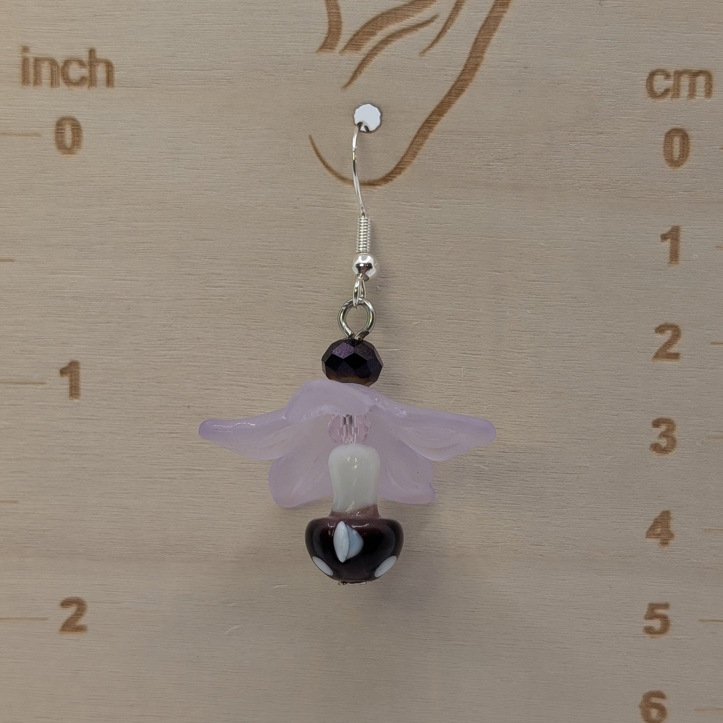 ✨The Petalskirt Funglings✨| Glass Mushroom & Petal Skirt Earrings