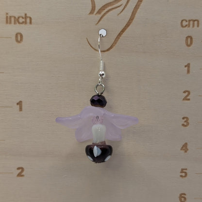 ✨The Petalskirt Funglings✨| Glass Mushroom & Petal Skirt Earrings