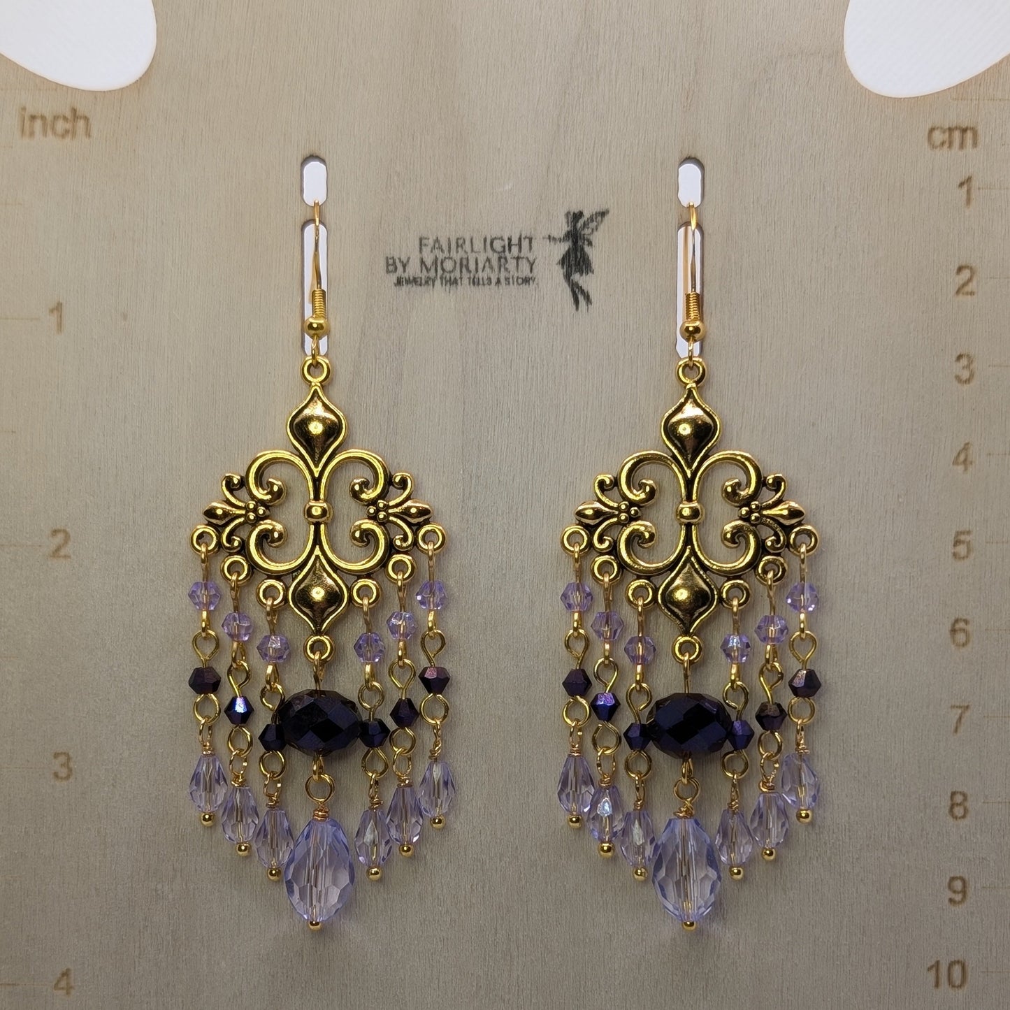 ✨The Fleurfall Gathering✨| Fleur-de-Lis Chandelier Earrings