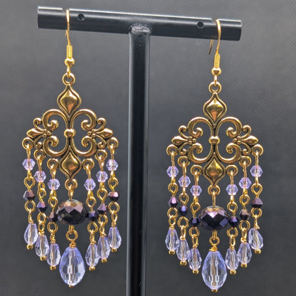 ✨The Fleurfall Gathering✨| Fleur-de-Lis Chandelier Earrings