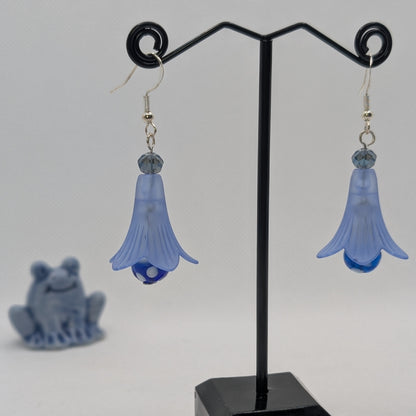 ✨The Dancing Blossomcaps✨| Glass Mushroom & Blossom Drop Earrings