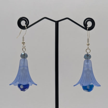 ✨The Dancing Blossomcaps✨| Glass Mushroom & Blossom Drop Earrings