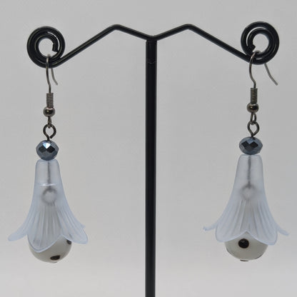 ✨The Dancing Blossomcaps✨| Glass Mushroom & Blossom Drop Earrings
