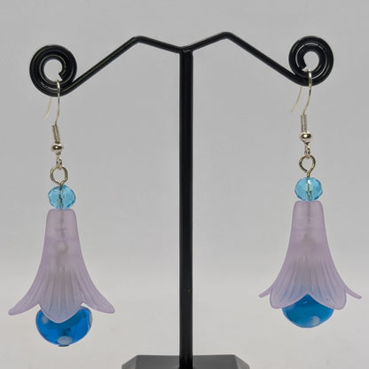 ✨The Dancing Blossomcaps✨| Glass Mushroom & Blossom Drop Earrings