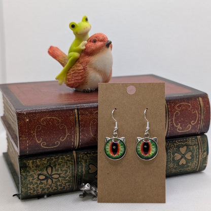 ✨Feeleyes✨| Eye-Cab Cat Earrings