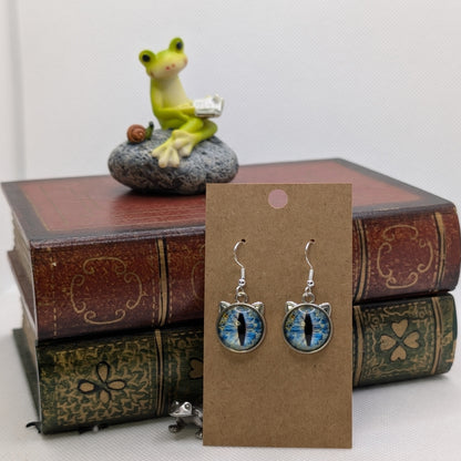 ✨Feeleyes✨| Eye-Cab Cat Earrings