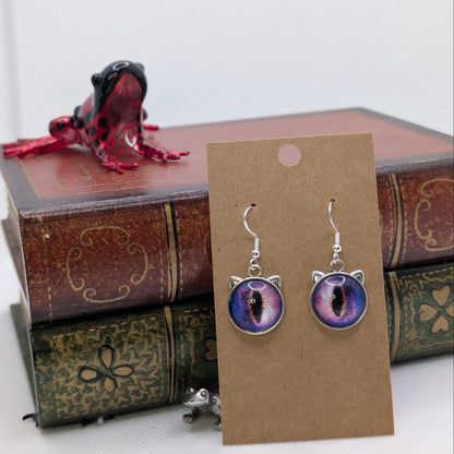 ✨Feeleyes✨| Eye-Cab Cat Earrings