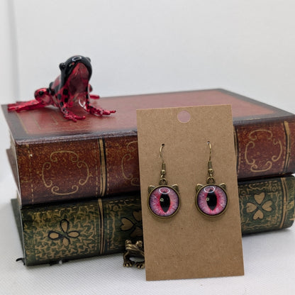 ✨Feeleyes✨| Eye-Cab Cat Earrings