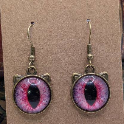 ✨Feeleyes✨| Eye-Cab Cat Earrings
