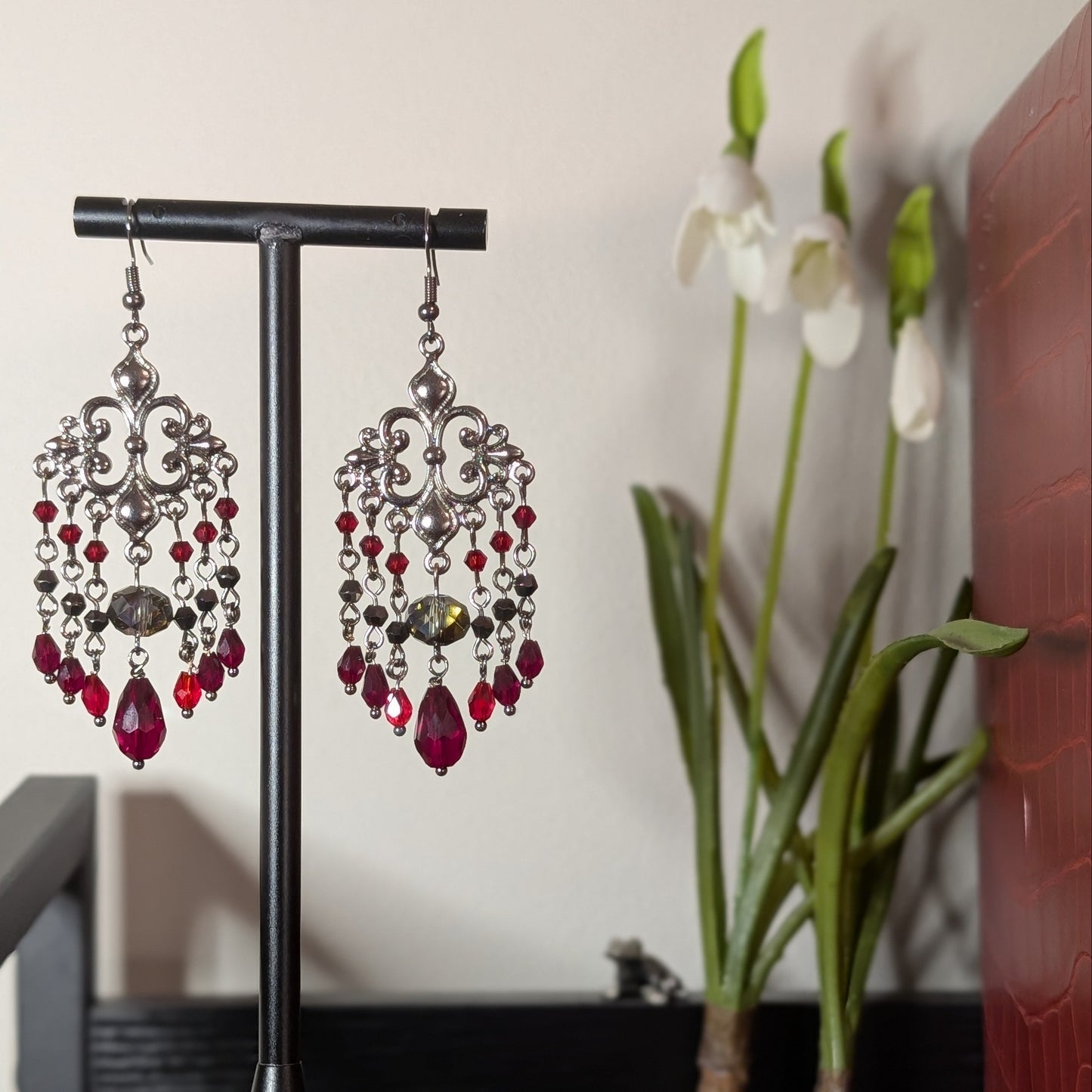 ✨The Fleurfall Gathering✨| Fleur-de-Lis Chandelier Earrings