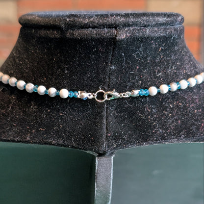 ✨Turqletusk✨| Howlite Necklace with Turquenite Rhino Pendant