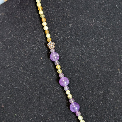 ✨Faefern✨| Green Garnet & Amethyst Necklace