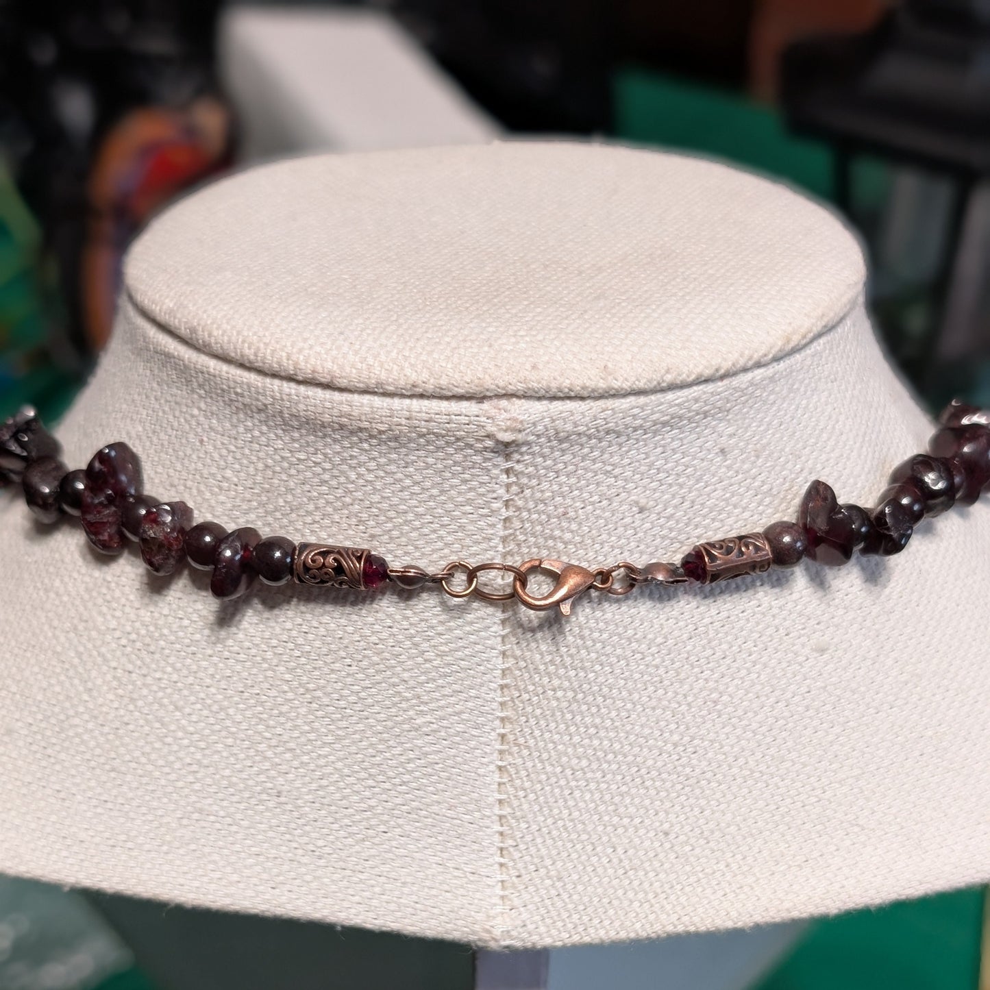 ✨The Guardnet Champion✨| Garnet & Copper Unisex Necklace