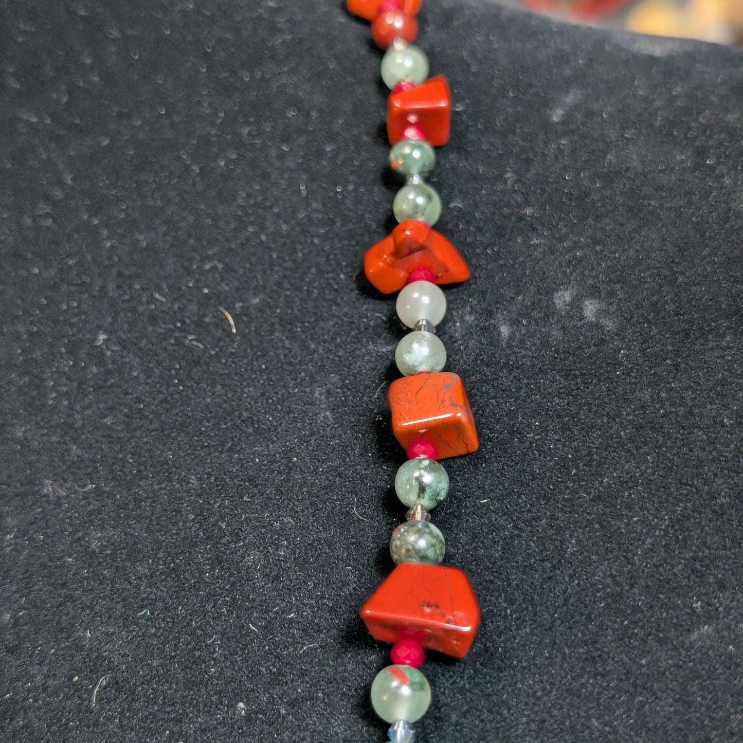 ✨Marsroot✨| Aries Necklace | Red Jasper & Bloodstone Aries Zodiac Necklace