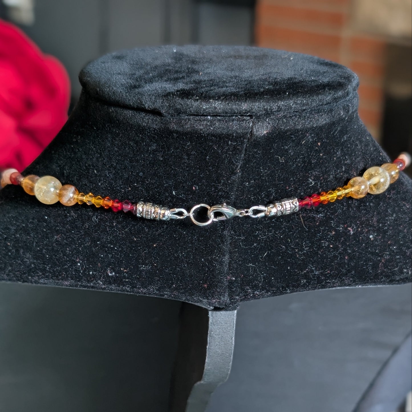 ✨Sunpride✨| Leo Zodiac Necklace with Citrine, Carnelian, Sunstone, & Garnet