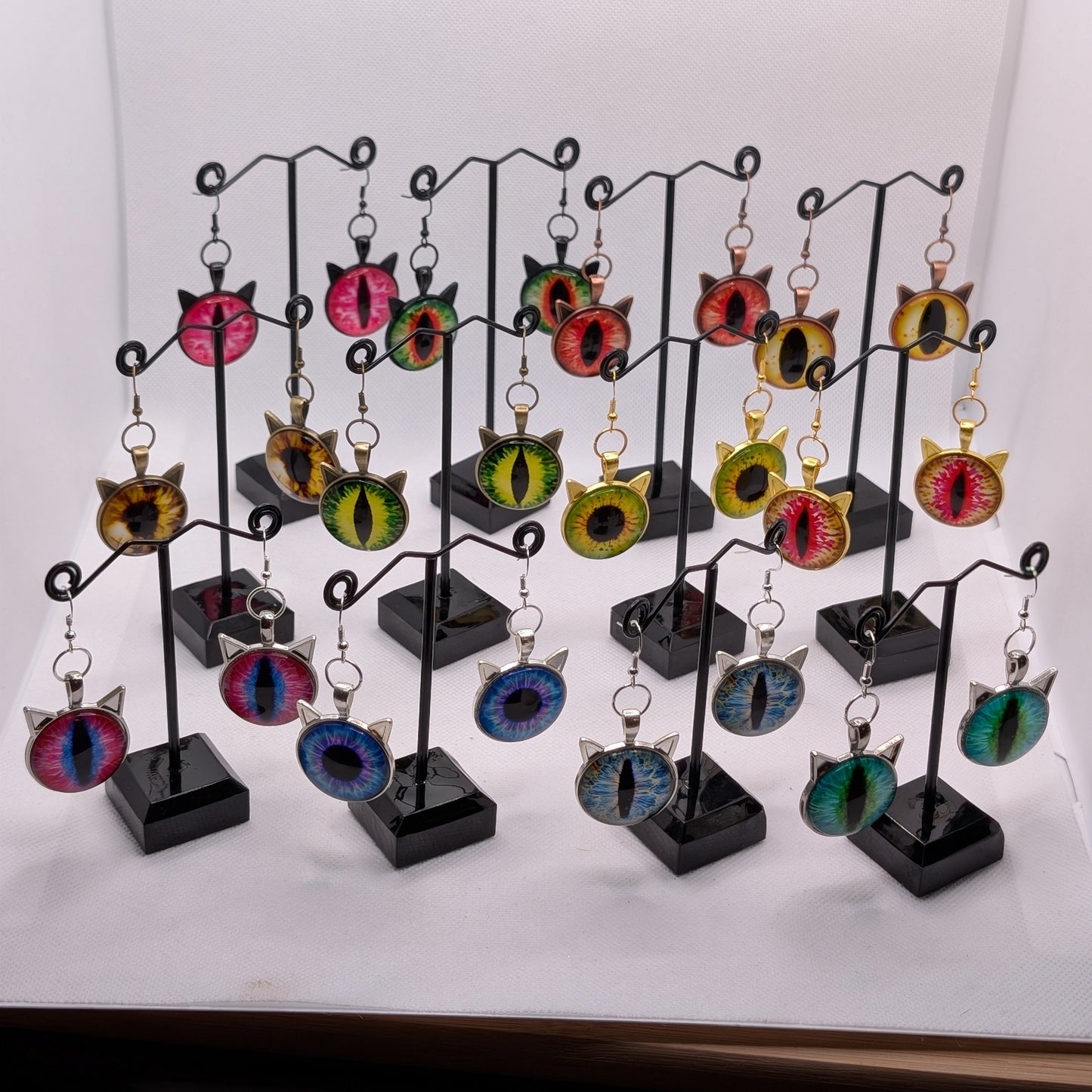 ✨Catastropheyes✨ | Jumbo Cat-Eye Cabochon Earrings