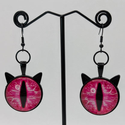 ✨Catastropheyes✨ | Jumbo Cat-Eye Cabochon Earrings