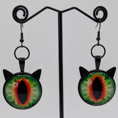✨Catastropheyes✨ | Jumbo Cat-Eye Cabochon Earrings