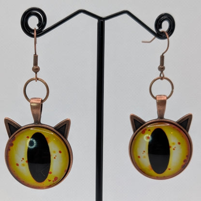 ✨Catastropheyes✨ | Jumbo Cat-Eye Cabochon Earrings