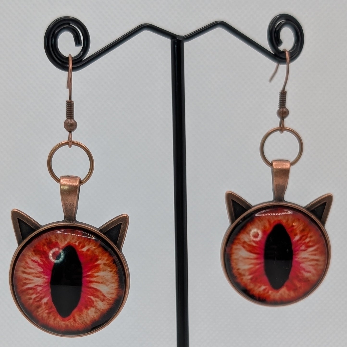 ✨Catastropheyes✨ | Jumbo Cat-Eye Cabochon Earrings