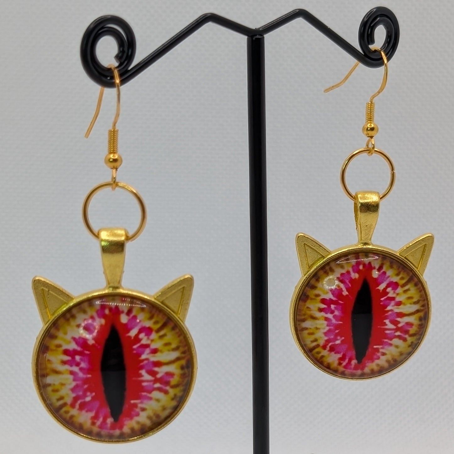 ✨Catastropheyes✨ | Jumbo Cat-Eye Cabochon Earrings