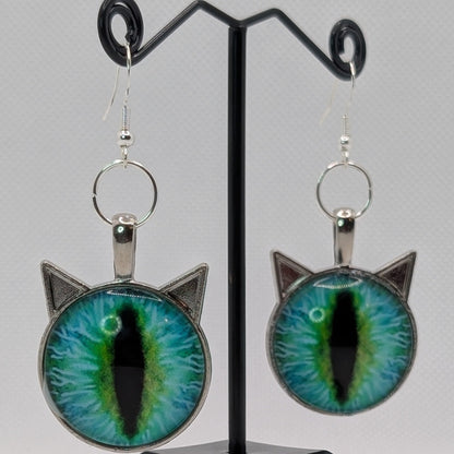 ✨Catastropheyes✨ | Jumbo Cat-Eye Cabochon Earrings