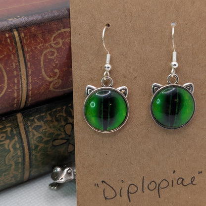 ✨Feeleyes✨| Eye-Cab Cat Earrings
