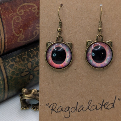 ✨Feeleyes✨| Eye-Cab Cat Earrings