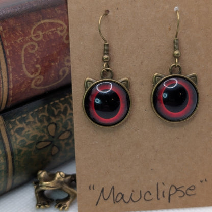✨Feeleyes✨| Eye-Cab Cat Earrings