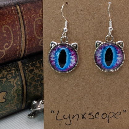 ✨Feeleyes✨| Eye-Cab Cat Earrings