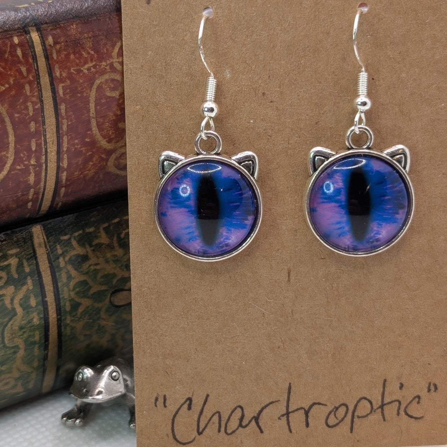 ✨Feeleyes✨| Eye-Cab Cat Earrings