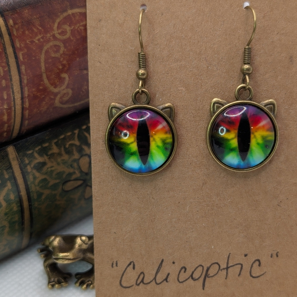 ✨Feeleyes✨| Eye-Cab Cat Earrings