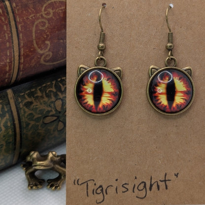 ✨Feeleyes✨| Eye-Cab Cat Earrings
