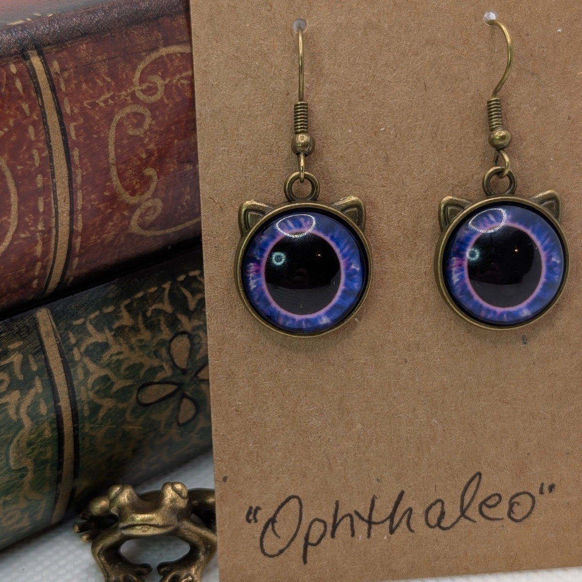 ✨Feeleyes✨| Eye-Cab Cat Earrings