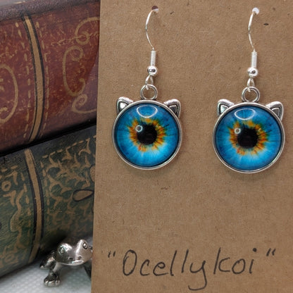 ✨Feeleyes✨| Eye-Cab Cat Earrings