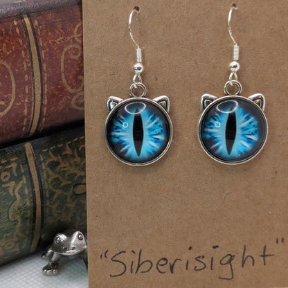 ✨Feeleyes✨| Eye-Cab Cat Earrings