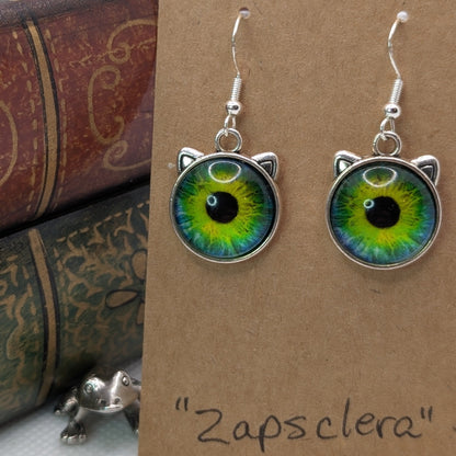 ✨Feeleyes✨| Eye-Cab Cat Earrings