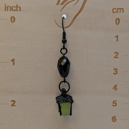 ✨Jujubrights✨ | Glow-in-the-Dark Lantern Earrings with Faceted Glass Beads