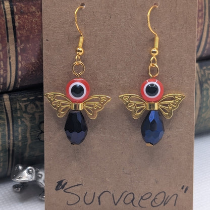 ✨Loreacles✨ | Faewilde Observer Winged Creature Earrings