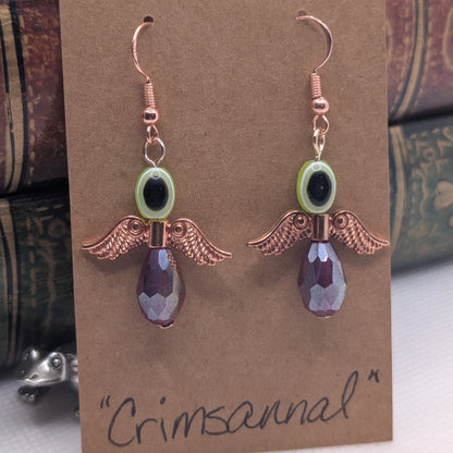 ✨Loreacles✨ | Faewilde Observer Winged Creature Earrings