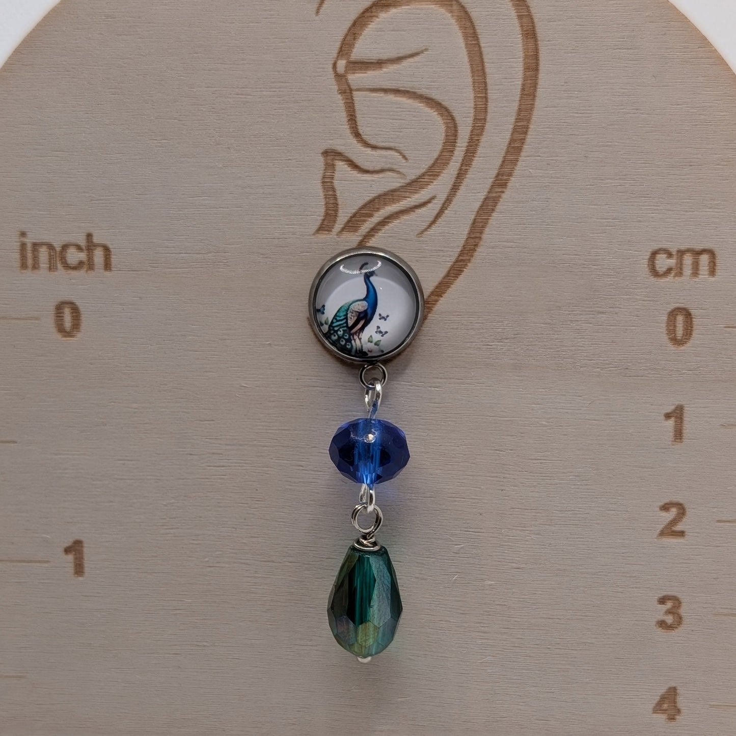 ✨The Bestae✨ | Animal Portrait Cabochon & Glass Drop Earrings