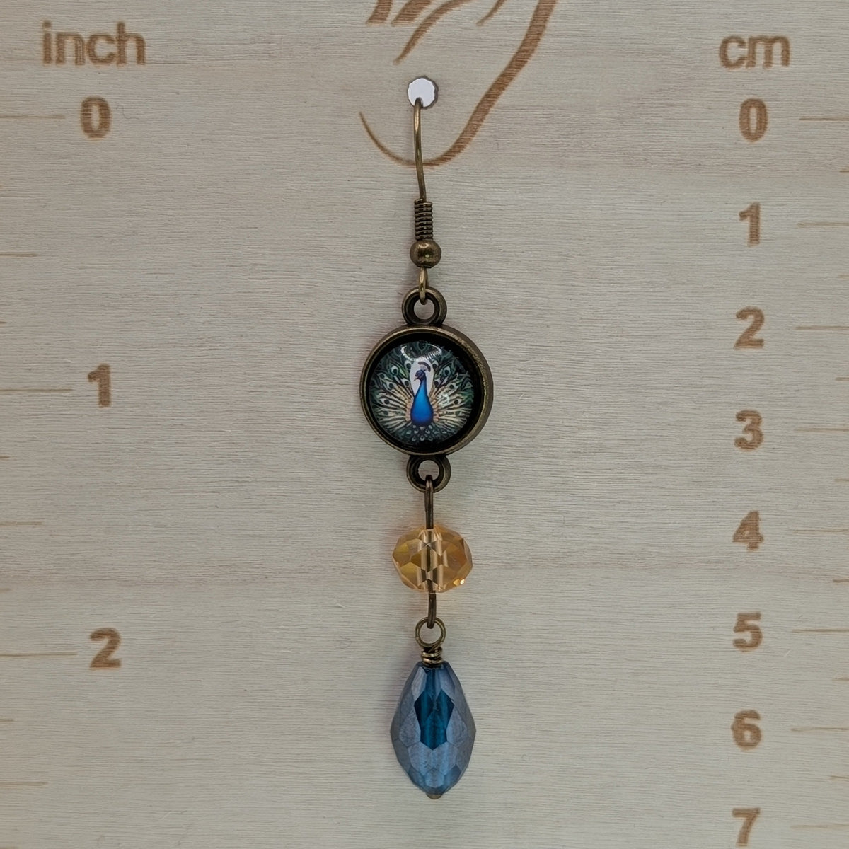✨Curiettes✨ | Miniature Faewilde Portrait & Glass Drop Earrings