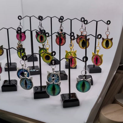 ✨Catastropheyes✨ | Jumbo Cat-Eye Cabochon Earrings